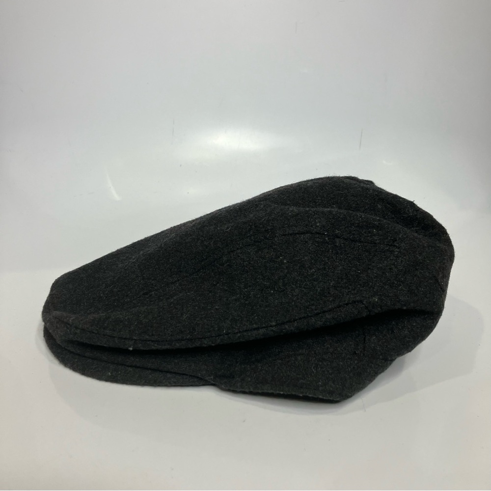 Lake of the isles wool blend newsboys hat with ear flaps dark gray size M/L
